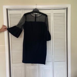 Eliza J black cocktail dress